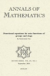 Functional Equations for Zeta Functions of Groups and Rings By Christopher Voll